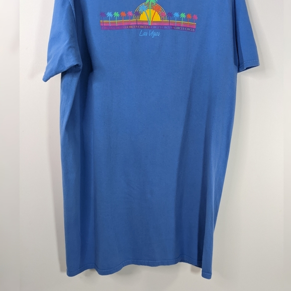 Vintage 90s Vegas Circus Circus Casino Beach Pool Cover Up Dress - Picture 4 of 9